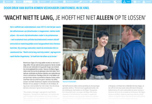 Veehouders emotioneel in de knel - interview agricoach Paulien Hogenkamp in De Kalverhouder