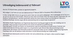 LTO Noord ledenavond afdeling Zuid-West Utrecht