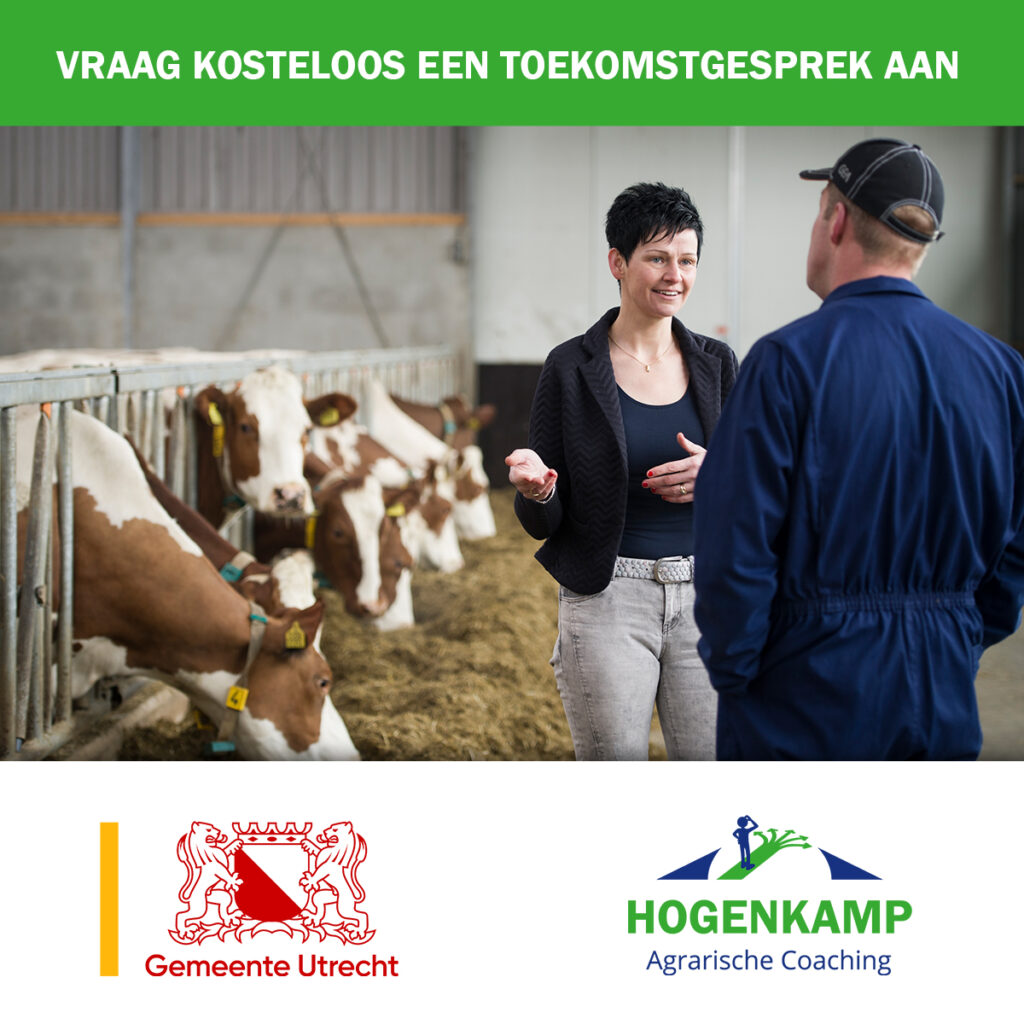 Gratis toekomstgesprek voor agrarisch ondernemers in de Gemeente Utrecht